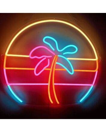 Retro Palm Tree &#8211; Led Neon Sign