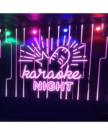 Karaoke Night Neon Sign