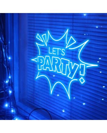 Lets Party Neon Sign