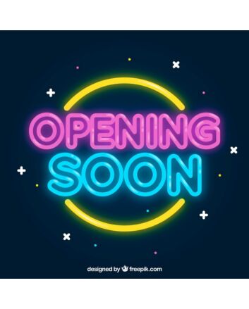 Opening Soon Neon Sign