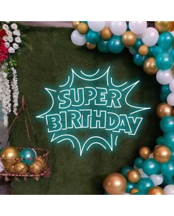 Super Birthday Neon Sign