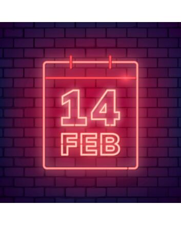 Valentines Day Date Neon Sign