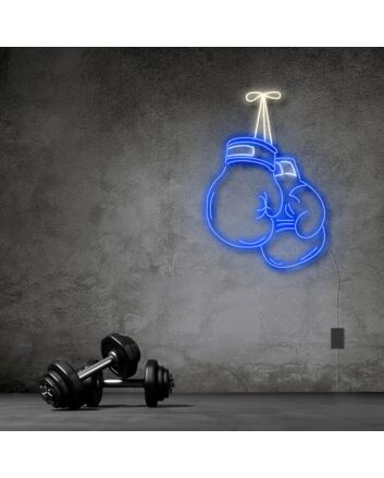 Boxing Gloves Neon Sign