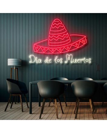 Dia De Los Muertos Neon Sign