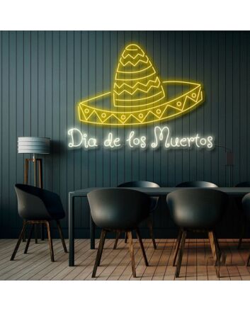 Dia De Los Muertos Neon Sign