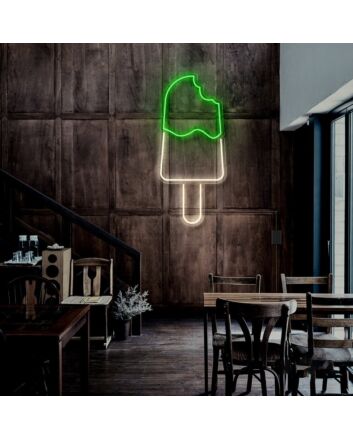 Ice Cream Popsicle Neon Sign