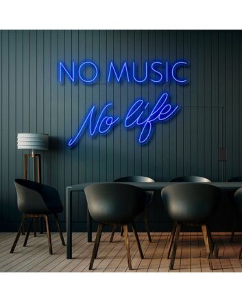 No Music No Life Neon Sign