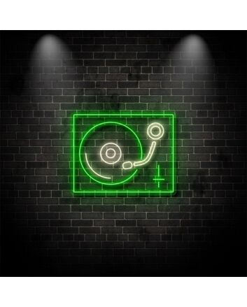 Vinyl Record Neon Sign