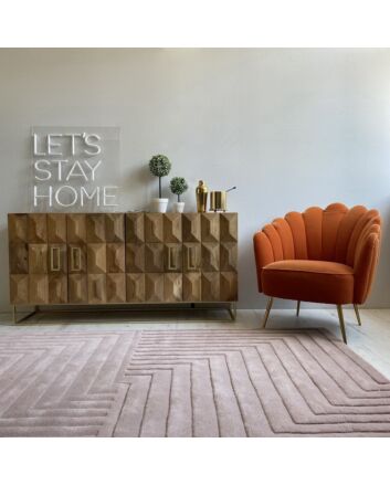 Lets Stay Home Neon Sign