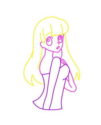 Cartoon Character Neon Sign