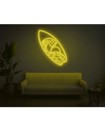 Surfboard LED Neon Sign