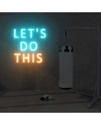 Lets Do This Neon Sign Lights Night Lamp Led Neon Sign Light For Home Party
