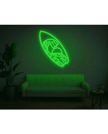 Surfboard LED Neon Sign