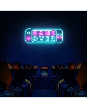 Game Over Neon Sign Lights Night Lamp Led Neon Sign Light For Home Party