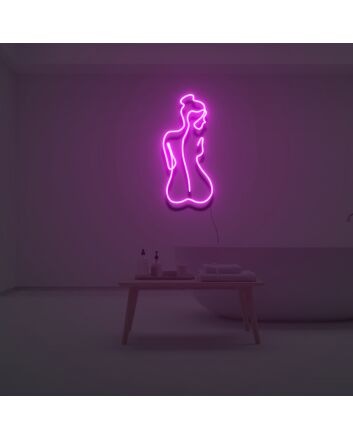 Sekou Lady Line Art Neon Sign Lights Night Lamp Led Neon Sign Light For Home Party