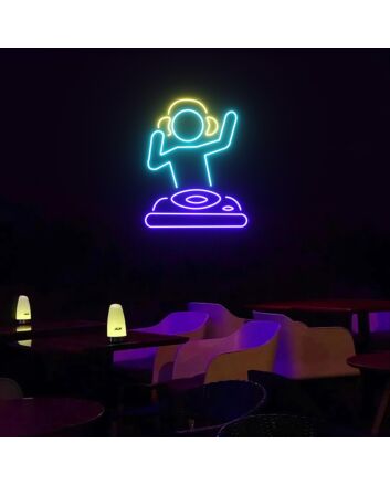 Dj Mixer Neon Sign Lights Night Lamp Led Neon Sign Light For Home Party
