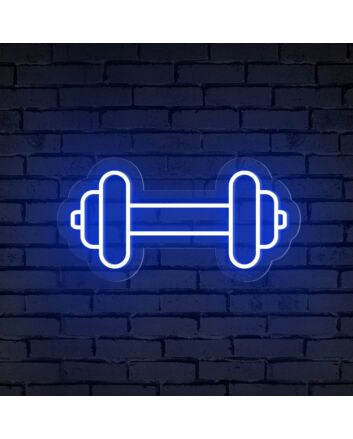 Gym Barbell Neon Sign