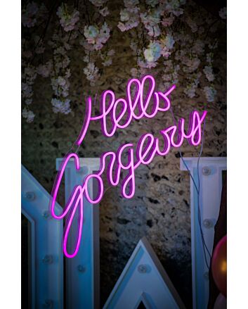 Hello Gorgeous Neon Sign