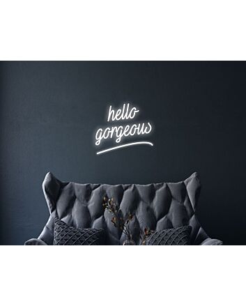 Hello Gorgeous Neon Sign