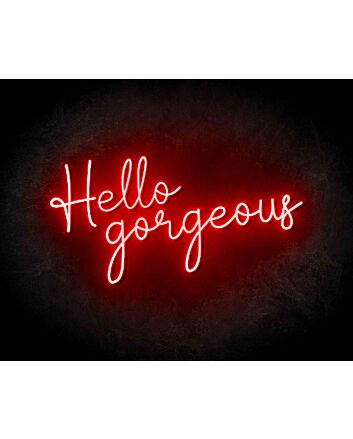 Hello Gorgeous Neonsign