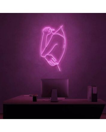 Send Nudes Neon Sign Female Body Art Sign