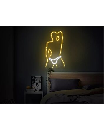 Human Body Neon Lights Sexy Body Send Nudes Neon Sign Wall Decor