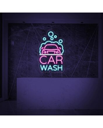 Neon Car Signs For Car Wash Stores Open Sign