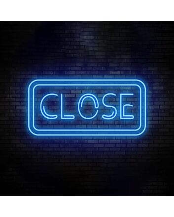 Closed Neon Sign Wall Decor Neon Sign For Club Man Cave Cafe Pub Home