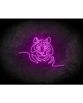 Neon Tiger Sign Led Neon Light Art