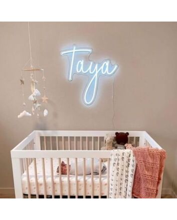 Taya Neon Name Signs Kids Room Wall Decor