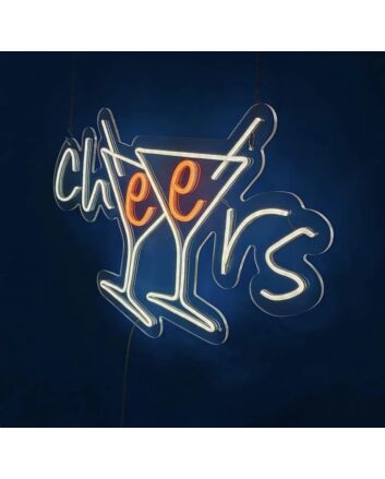 Cheers Cocktail Neon Sign Neon Bar Sign