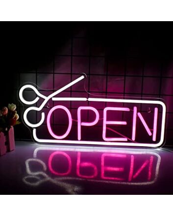 Open Neon Sign Led Sign Barber Neon Light