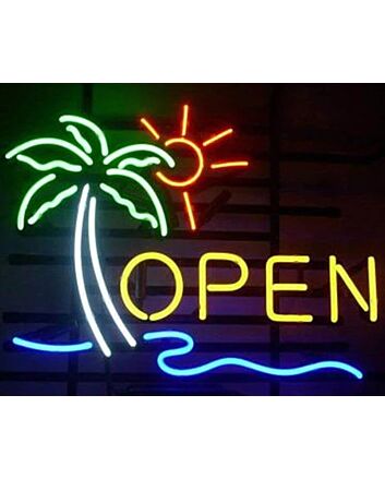 Open Neon Sign Wall Art Sign