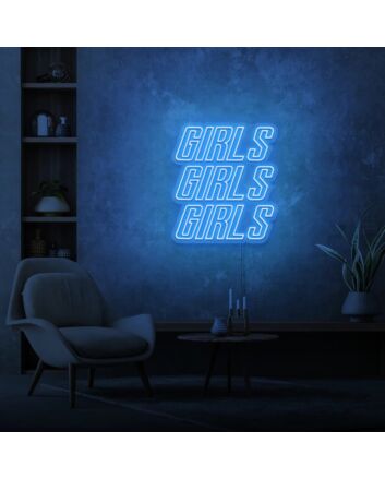 Girls Girls Girls Led Neon Sign For Decoration