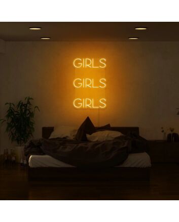 Girls Girls Girls Neon Sign
