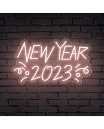 New Year 2023 Decorative Neon Sign