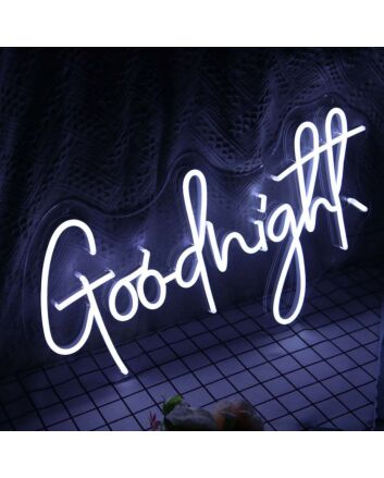 Goodnight Neon Sign