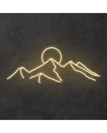 Desert Sunset Neon Sign