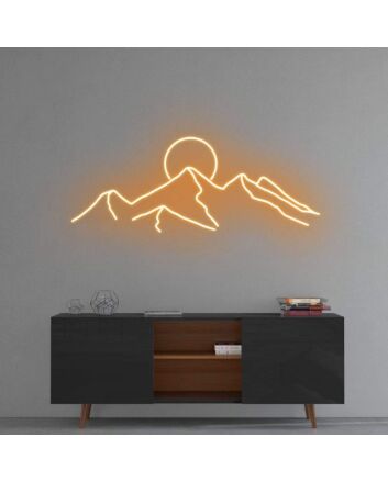 Desert Sunset Neon Sign