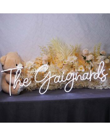 The Gaignards Neon Sign