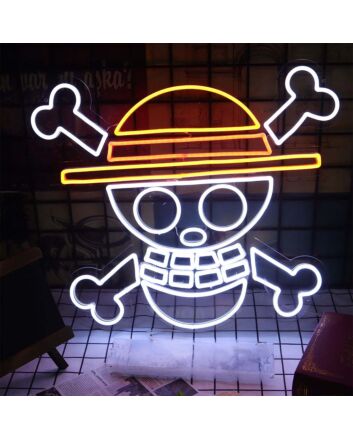 One Piece Skull Neon Sign