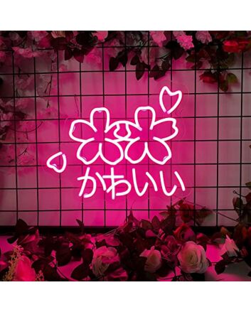 Flower Sakura Led Neon Decor Sign