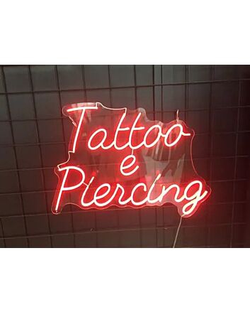 Tattoo And Piercing Neon Sign