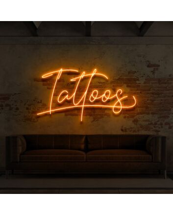 Tattoo Cursive For Tattoo Parlours Neon Sign