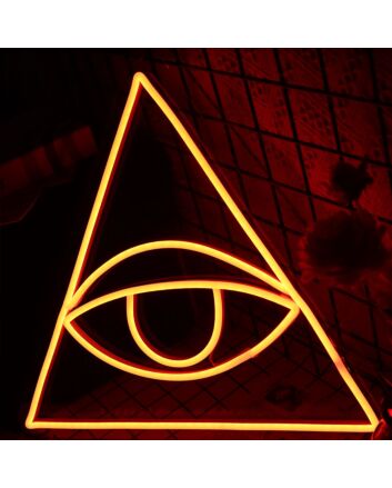 All Seeing Eye Neon Sign