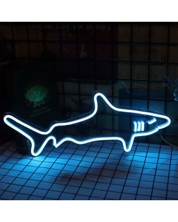 Great White Shark Neon Sign