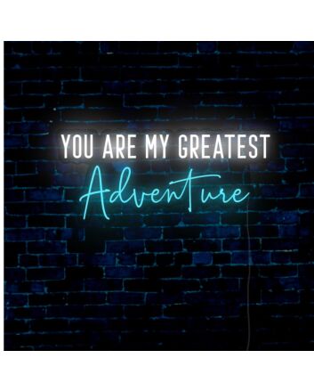 You Are My Greatest Adventure LED Light Sign
