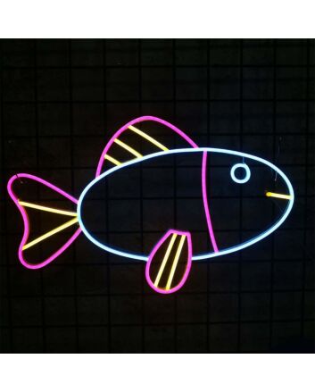 Colorful Fish Neon Sign