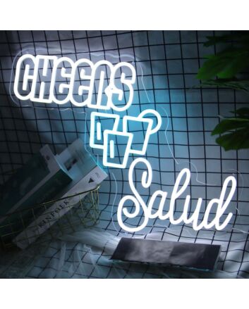 Cheers Salud Neon Sign