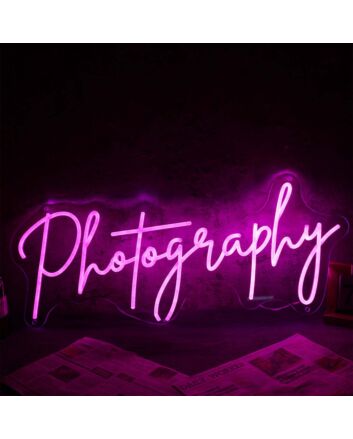 Photography Neon Sign